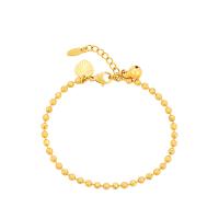 Pulsera de Aleación de Zinc, con 3cm extender cadena, chapado en color dorado, Joyería & ajustable & para mujer, dorado, libre de níquel, plomo & cadmio, 3mm, longitud aproximado 17 cm, Vendido por Par