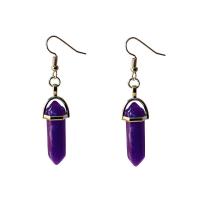 Resin Earring Zinc Alloy with Resin fashion jewelry & for woman nickel lead & cadmium free 55mm Sold By Pair