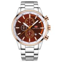 Reloj de Pulsera para Hombre, aleación de zinc, con Vidrio & acero inoxidable 304, Resistente al agua de la vida & multifuncional, más colores para la opción, libre de níquel, plomo & cadmio, longitud aproximado 8.66 Inch, Vendido por UD