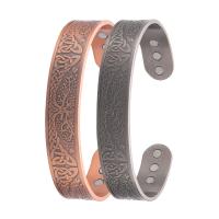 Bracelets en laiton, Cuivre, Placage, bijoux de mode & pour homme, plus de couleurs à choisir, protéger l'environnement, sans nickel, plomb et cadmium, Vendu par PC