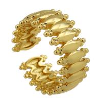 Messing ringen, gold plated, mode sieraden & voor vrouw, gouden, 9mm, Gat:Ca 3mm, Maat:7, Verkocht door PC