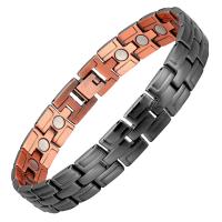 Messing-Armbänder, Kupfer, plattiert, Modeschmuck & unisex, keine, frei von Nickel, Blei & Kadmium, 12mm, Länge ca. 8.27 ZollInch, verkauft von PC