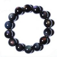 Gemstone Armbånd, obsidian, Unisex & forskellig størrelse for valg, Længde Ca. 7.09 inch, Solgt af PC