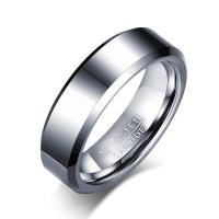 Anillo de acero de tungsteno para hombres, Joyería & diverso tamaño para la opción, más colores para la opción, 6mm, Vendido por UD