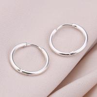 Mens Stainless Steel Öronring, 304 rostfritt stål, mode smycken & Unisex & olika storlek för val, silver, Säljs av PC