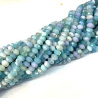 Prirodni Plavi ahat perle, Blue Agate, uglađen, možete DIY & različite veličine za izbor & faceted, svjetloplav, Prodano Per Približno 38-40 cm Strand