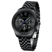 Reloj de Pulsera para Hombre, aleación de zinc, con Vidrio & acero inoxidable 304, chapado, Resistente al agua de la vida & luminoso, más colores para la opción, 210x20mm, Vendido por UD