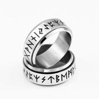 Vinger Ring in edelstaal, 304 roestvrij staal, mode sieraden & verschillende grootte voor keus & voor de mens, oorspronkelijke kleur, 8.7mm, Verkocht door PC