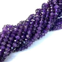 Natuurlijke Amethyst kralen, Amethist, gepolijst, DIY & verschillende grootte voor keus & gefacetteerde, purper, Per verkocht Ca 38-40 cm Strand