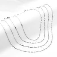 Stainless Steel Chain Ogrlica, 304 nehrđajućeg čelika, modni nakit & razlièite duljine za izbor & za žene, više boja za izbor, 0.50mm, Prodano By Strand