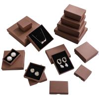 Karton sieraden set Box, Papier, verschillende grootte voor keus, bruin, Verkocht door PC