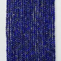 Lapis lazuli Korálky, Lazurit, Náměstí, lesklý, různé velikosti pro výběr & tváří, lazurit, Prodáno za Cca 14.96 inch Strand