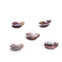 Gamtos Juoda Shell Pakabukai, Juoda "Shell", Banginis, Raižyti, unisex, juodas, 12x21mm, Pardavė PC