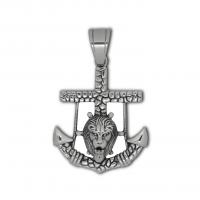 316L Stainless Steel Pendant Anchor vintage & for man original color Sold By PC