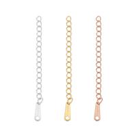 In acciaio inox catena Extender, 304 acciaio inox, lunghezza differente per scelta & DIY, nessuno, 5PC/borsa, Venduto da borsa