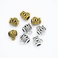 Zinek Spacer Beads, á, DIY & s květinovým vzorem, více barev na výběr, nikl, olovo a kadmium zdarma, 10x9x6mm, Otvor:Cca 4x2mm, Prodáno By PC