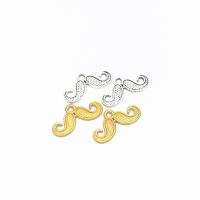 Zinklegering Hangers, Zinc Alloy, Snor, plated, DIY, meer kleuren voor de keuze, nikkel, lood en cadmium vrij, 20x10mm, Gat:Ca 2mm, Verkocht door PC