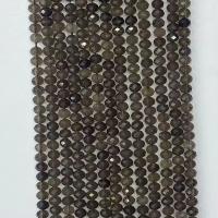 Naturlige Smoky Quartz perler, Runde, forskellig størrelse for valg & facetteret, tan, Solgt Per Ca. 14.96 inch Strand