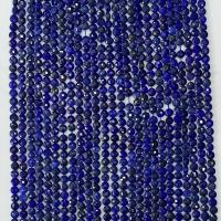 Lapis lazuli perle, Lazulit, Krug, prirodan, različite veličine za izbor & faceted, lazulit, Prodano Per Približno 14.96 inčni Strand