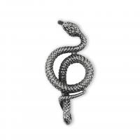 Rustfrit stål Animal Pendler, 316L Stainless Steel, Snake, mode smykker & Unisex, oprindelige farve, 25x53mm, Solgt af PC