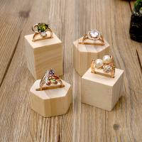 Adhmad Ring Taispeáin, 2 phíosa, khaki, 3*3*3cm,3*3*4cm, Díolta De réir Socraigh