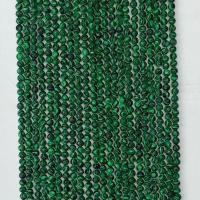 Gemstone šperky Korálky, Syntetický + Malachite, Kolo, syntetický, různé velikosti pro výběr & tváří, zelený, Prodáno za Cca 14.96 inch Strand