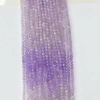 Purple Chalcedon, Kolo, přírodní, tváří, přechod barev, 4mm, Prodáno za Cca 14.96 inch Strand