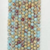 Gemstone šperky Korálky, Shoushan Stone, Kolo, přírodní, různé velikosti pro výběr, smíšené barvy, Prodáno za Cca 14.96 inch Strand