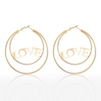 Zinc Alloy Drop Earrings gold color plated fashion jewelry & for woman nickel lead & cadmium free Sold By Pair