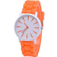 Reloj de Pulsera Unisex, silicona, con Vidrio & acero inoxidable 304 & aleación de zinc, chapado, Resistente al agua de la vida & unisexo, más colores para la opción, 250x40x9mm, Vendido por UD