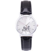 Reloj de Pulsera Unisex, Cuero de PU, con Vidrio & acero inoxidable 304 & aleación de zinc, sin impermeables & diferentes estilos para la opción, más colores para la opción, Vendido por UD