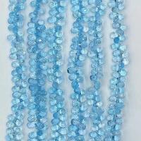 Grânulos de gemstone jóias, Topaze, Lágrima, naturais, tamanho diferente para a escolha & facetada, azul claro, vendido para Aprox 14.96 inchaltura Strand