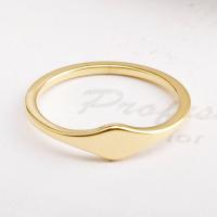 Titanium Steel Finger Ring real gold plated & for woman US Ring Sold By PC