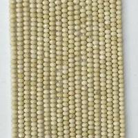 Perles bijoux en pierres gemmes, Gemme synthétique, Rond, naturel, normes différentes pour le choix & facettes, beige, Vendu par Environ 14.96 pouce brin