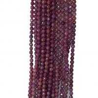 Gemstone smykker perler, Rubin, Runde, naturlig, forskellig størrelse for valg & facetteret, fuchsia, Solgt Per Ca. 14.96 inch Strand