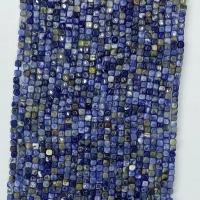 Natural Sodalite Beads Square DIY blue Sold Per Approx 14.96 Inch Strand