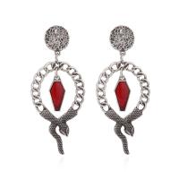 Zinc Alloy Drop Earrings plated fashion jewelry & for woman & enamel nickel lead & cadmium free Sold By Pair