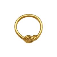 Anillo de dedo de acero inoxidable, acero inoxidable 304, para mujer, dorado, 2.80mm, tamaño:8, Vendido por UD