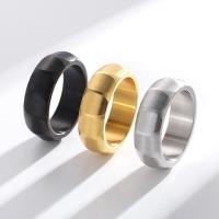 Anillo de dedo de acero inoxidable, acero inoxidable 316L, Joyería & diverso tamaño para la opción & para hombre, más colores para la opción, 7mm, Vendido por UD