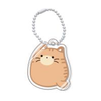 Key Chain, Akryl, Cat, Nuttet & Unisex, flere farver til valg, 30-40mm, Solgt af PC