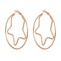 Zinc Alloy Drop Earrings gold color plated fashion jewelry & for woman & hollow nickel lead & cadmium free Sold By Pair