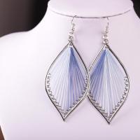 Zinc Alloy Drop Earrings fashion jewelry & for woman nickel lead & cadmium free Sold By Pair