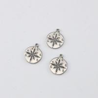 Stainless Steel Pendants 304 Stainless Steel Flat Round polished DIY original color Sold By PC