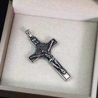 Stainless Steel Cross Pendants 316 Stainless Steel vintage & DIY original color Sold By PC