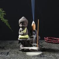 Backflow Incense Burner Porcelain half handmade for home and office & durable & multifunctional Sold By PC