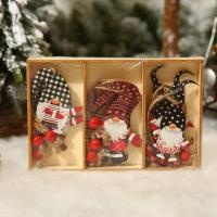 Wood Christmas Tree Decoration half handmade cute Sold By Box