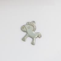 Acciaio inossidabile Animal Ciondoli, 304 acciaio inox, Cavallo, lucido, DIY, 22x21mm, Venduto da PC