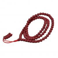 108 Mala Beads Cinnabar Unisex vermeil 6mm Sold By PC