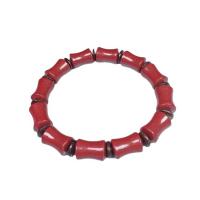 Cinnaber armband fashion, Cinnabar, uniseks & verschillende grootte voor keus, vermeil, Lengte Ca 7.48 inch, Verkocht door PC