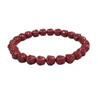 Fashion Cinnabar Bracelet Unisex vermeil Length Approx 7.48 Inch Sold By PC